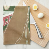 Art Nouveau Brasserie Fraikin-Courard Beer Theedoek (Quarter Fold)