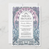 Art Nouveau Bridal Shower Invitations V.08 Kaart (Voorkant)