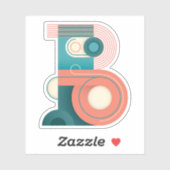 Art Nouveau | Brief B Sticker (Vel)