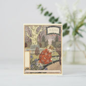 Art Nouveau Briefkaart (Staand voorkant)