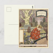 Art Nouveau Briefkaart (Voorkant / Achterkant)