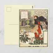 Art Nouveau Briefkaart (Voorkant / Achterkant)