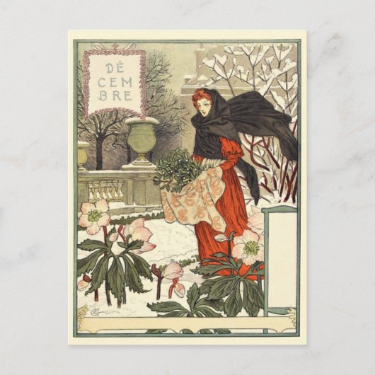 Art Nouveau Briefkaart (Voorkant)