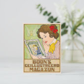 Art Nouveau Briefkaart (Staand voorkant)