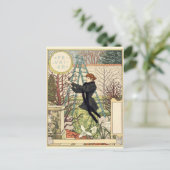 Art Nouveau Briefkaart (Staand voorkant)