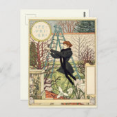 Art Nouveau Briefkaart (Voorkant / Achterkant)