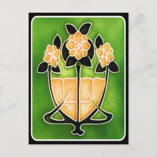 Art Nouveau Briefkaart (Voorkant)