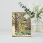 Art Nouveau Briefkaart (Staand voorkant)