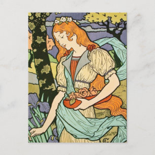 Art Nouveau Briefkaart
