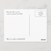 Art Nouveau Briefkaart (Achterkant)