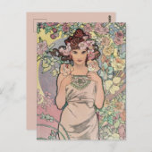 Art Nouveau Briefkaart (Voorkant / Achterkant)
