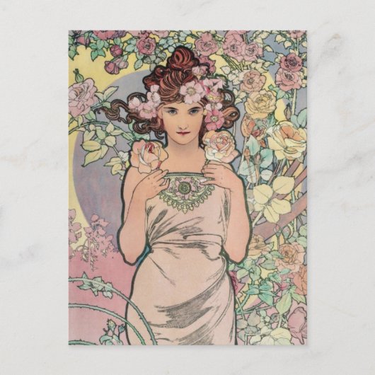 Art Nouveau Briefkaart (Voorkant)