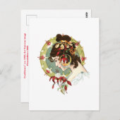 Art Nouveau Briefkaart (Voorkant / Achterkant)