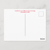 Art Nouveau Briefkaart (Achterkant)