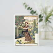 Art Nouveau Briefkaart (Staand voorkant)
