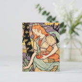 Art Nouveau Briefkaart: door Grasset Briefkaart (Staand voorkant)