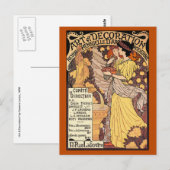 Art Nouveau Briefkaart: Kunst & Decoratie Briefkaart (Voorkant / Achterkant)
