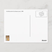 Art Nouveau Briefkaart: Kunst & Decoratie Briefkaart (Achterkant)
