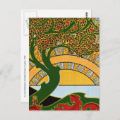 Art Nouveau Briefkaart: La Libre Esthétique Briefkaart (Voorkant / Achterkant)