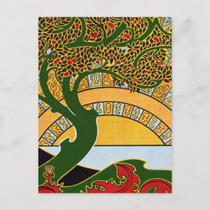 Art Nouveau Briefkaart: La Libre Esthétique Briefkaart