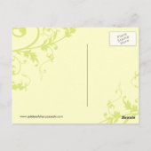 Art Nouveau Briefkaart - Lente (Achterkant)