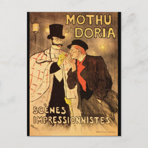 Art Nouveau Briefkaart - Mothu et Doria