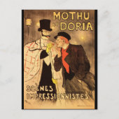 Art Nouveau Briefkaart - Mothu et Doria (Voorkant)
