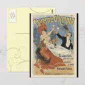Art Nouveau Briefkaart - Taverne (Voorkant / Achterkant)