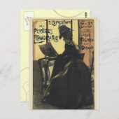 Art Nouveau Briefkaart - Toelichting (Voorkant / Achterkant)