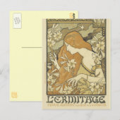 Art Nouveau Briefkaarten - L'ermitage (Voorkant / Achterkant)