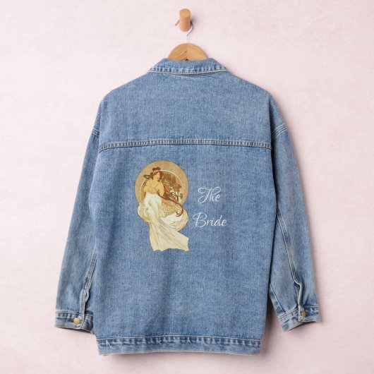 Art Nouveau Bruids Trouwjurk Denim Jacket (Hangar)