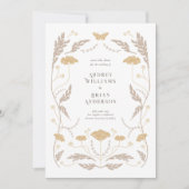  Art Nouveau Bruiloft Bewaar de Datumkaart Save The Date (Voorkant)