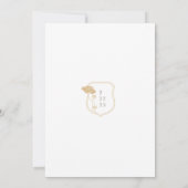  Art Nouveau Bruiloft Bewaar de Datumkaart Save The Date (Achterkant)