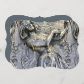 Art nouveau, bule epoque, , elegant, chic, c save the date (Voorkant / Achterkant)