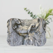 Art nouveau, bule epoque, , elegant, chic, c save the date (Staand voorkant)