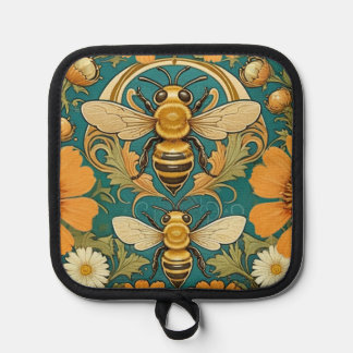 Art Nouveau Bumble Bee Pot Holder Pannenlap