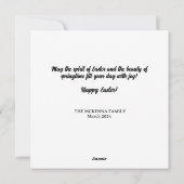 Art Nouveau Bunny Muziek Pasen Feestdagenkaart