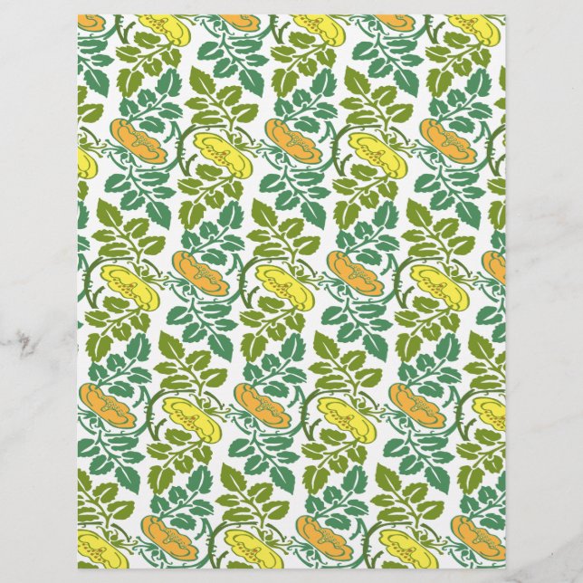 Art Nouveau Buttercup bloembehangendodemker (Voorkant)