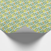 Art Nouveau Buttercup bloembehangendodemker Cadeaupapier (Hoek)