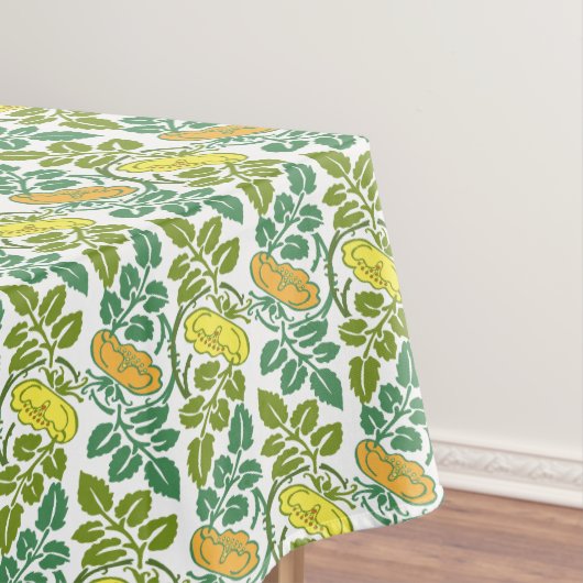 Art Nouveau Buttercup bloembehangendodemker Tafelkleed (Voorbeeld)