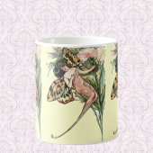  Art Nouveau Butterfly Fairy Koffiemok