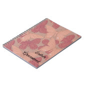 Art Nouveau Butterfly Notitieboek (Linkerzijde)