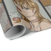 Art Nouveau Cadeaupapier (Rol Hoek)