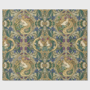Art Nouveau-cadeaupapier Cadeaupapier