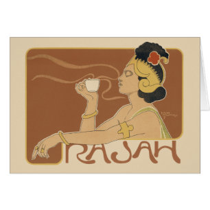 Art Nouveau Café Rajah dames met koffie