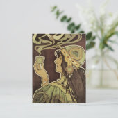  Art Nouveau Cafe Rajah, Vrouw met koffie (Staand voorkant)