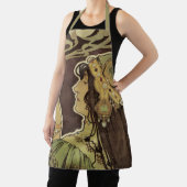  Art Nouveau Cafe Rajah, Vrouw met koffie Schort (Insitu)