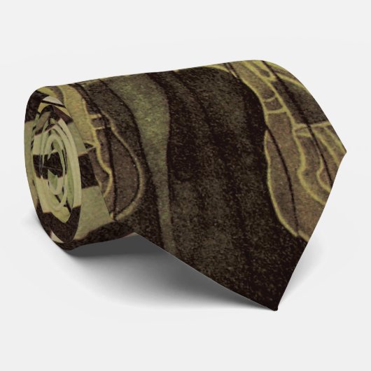  Art Nouveau Cafe Rajah, Vrouw met koffie Stropdas (Opgerold)