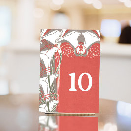 Art Nouveau Calla Lily Elegance Kaart