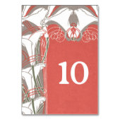 Art Nouveau Calla Lily Elegance Kaart (Voorkant)